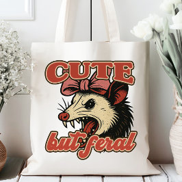 Bolso De Tela Possum dulce pero fértil: Humor sarcástico vintage