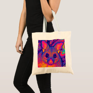 Bolso De Tela possums australiano de cola peluda psicodélico
