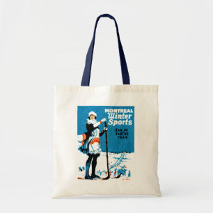 Bolso De Tela Poster 1924 de los deportes de invierno de