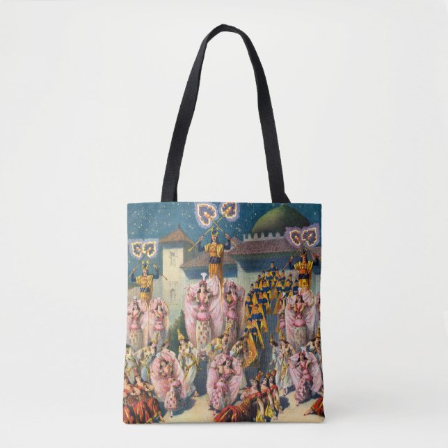 Bolso De Tela Poster Circo De Bailarines Ante El Rey Morisco (Anverso)