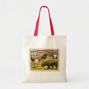 Bolso De Tela Poster Circus Para Adam Forepaugh Y Vende Hermanos