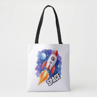 Bolso De Tela Póster de Aventura Espacial | La Aventura Espera E