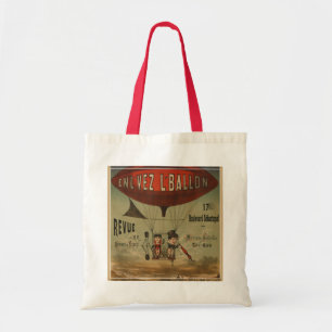 Bolso De Tela Poster De Circo Francés De Dos Artistas En Aeronav