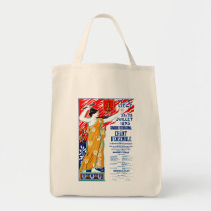 Bolso De Tela Poster de la música de 1895 corales