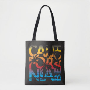 Bolso De Tela Poster de la playa de California