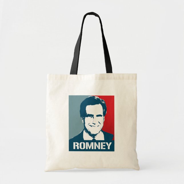 BOLSO DE TELA POSTER DE MITT ROMNEY (Frente)
