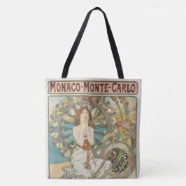 Bolso De Tela Poster de Mont-Carlo por Alphonse Mucha