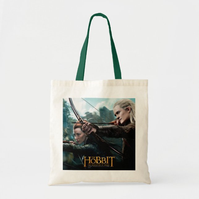 Bolso De Tela POSTER de películas TAURIEL™ y LEGOLAS GREENLEAF™ (Frente)