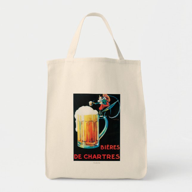 Bolso De Tela Poster de promoción de cervezas de Chartres (Frente)