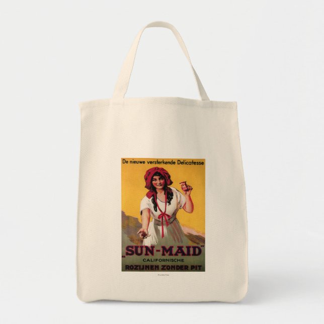 Bolso De Tela Poster de Raisin de Sun-Maid California (Frente)
