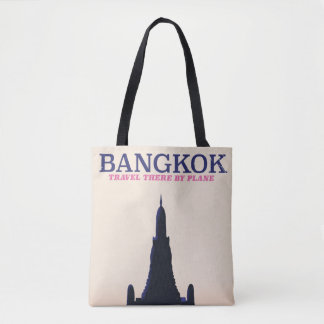 Bolso De Tela Póster de viaje Bangkok Wat Poh