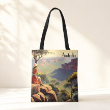 Póster de viaje vintage Australia Cañón