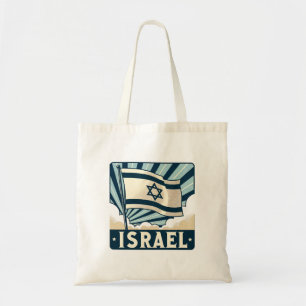 Bolso De Tela Poster de Viajes de Israel Vintage