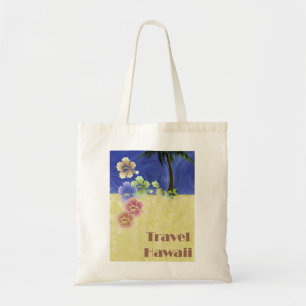 Bolso De Tela Poster de Viajes Retro Vintage de Hawaii Tropical