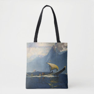 Bolso De Tela Poster De Viajes Vintage Para Alaska Pacífico Nort