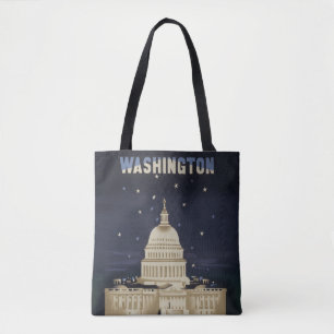 Bolso De Tela Poster De Viajes Vintage Para American Airlines