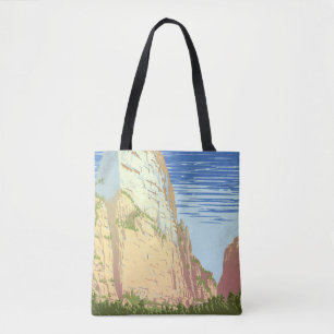 Bolso De Tela Poster De Viajes Vintage Para El Parque Nacional Z