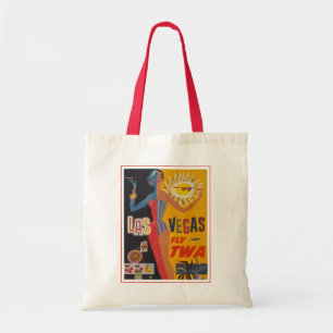 Bolso De Tela Poster De Viajes Vintage Por Volar Dos Veces A Las