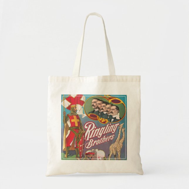 Bolso De Tela Poster del circo de los hermanos de la ringling de (Frente)