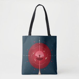 Bolso De Tela Poster del reloj atómico del espacio profundo, ver