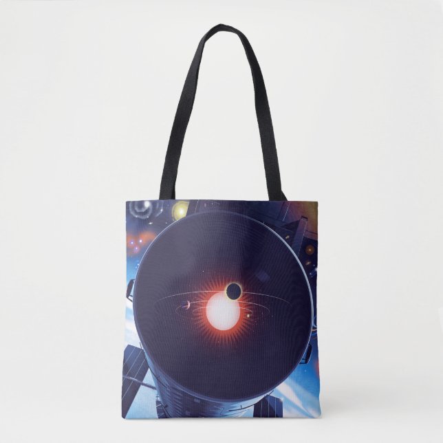 Bolso De Tela Poster del telescopio espacial Hubble. (Anverso)