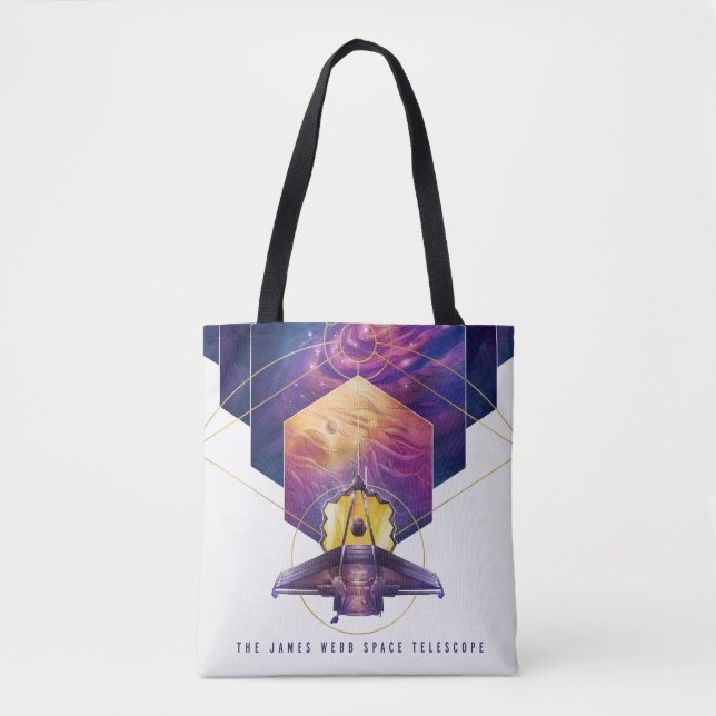 Bolso De Tela Poster del Telescopio Espacial James Webb. (Anverso)