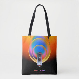 Bolso De Tela Poster del telescopio espacial Spitzer.