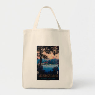 Bolso De Tela Poster del viaje de Riviera del italiano