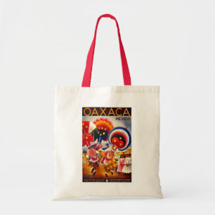 Bolso De Tela Poster del viaje del vintage de "México"