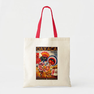 Bolso De Tela Poster del viaje del vintage de "México"