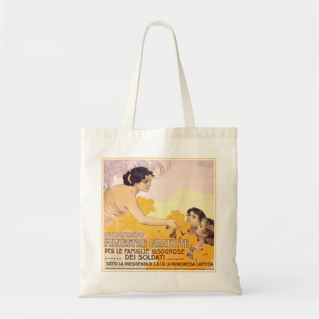 Bolso De Tela Poster italiano Vintage 1917 (Frente)
