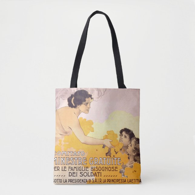 Bolso De Tela Poster italiano Vintage 1917 (Anverso)