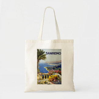 Bolso De Tela Poster mediterráneo italiano 1920 del viaje de San