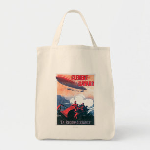 Bolso De Tela Poster promocional del dirigible de Adjudant