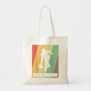 Bolso De Tela Poster Retro Deportivo Vintage Bowling 444