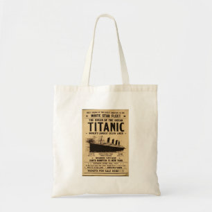 Bolso De Tela Poster Titanic RMS