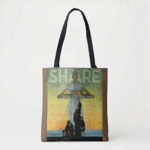 Bolso De Tela Poster Vintage World War Share