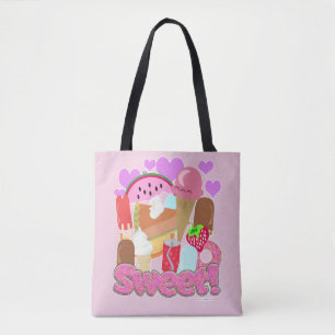 Bolso De Tela Postres dulces y divertidos