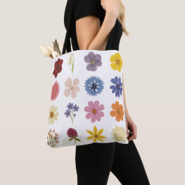 Bolso De Tela Potencia de flor