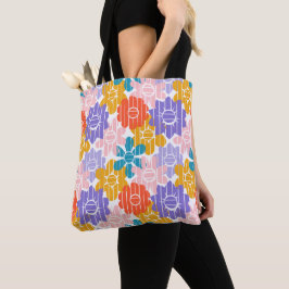Bolso De Tela Potencia de flor