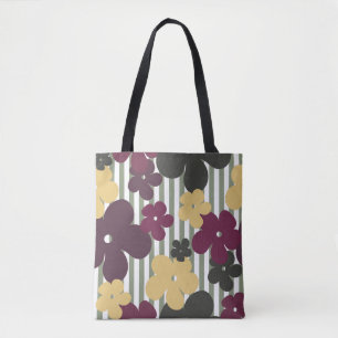 Bolso De Tela Potencia de flor
