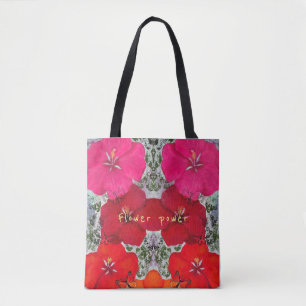 Bolso De Tela Potencia de flor