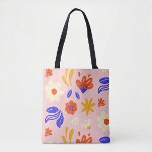 Bolso De Tela Potencia de las flores abstractas