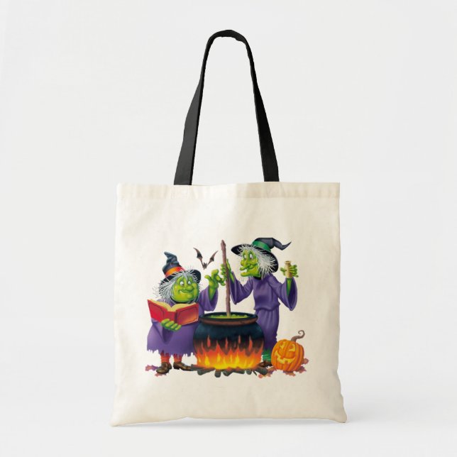 Bolso De Tela Potion Sisters Truco o Trato (Frente)