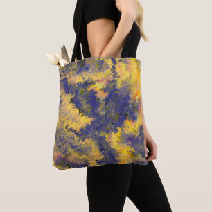 Bolso De Tela Pour acrílica, bronce, oro, negro, cristales /