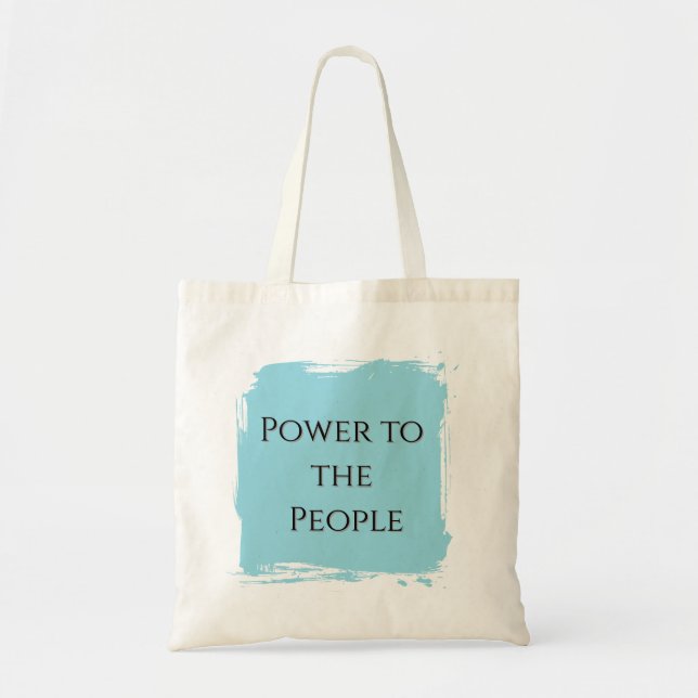 Bolso De Tela Power to the People tote bag (Frente)