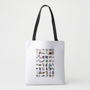 BOLSO DE TELA PR ICONS 