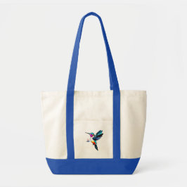 Bolso De Tela Prächtiger Kolibri - Farbige Illustration