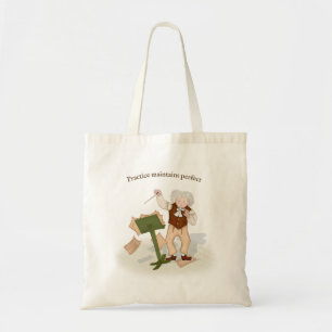 Bolso De Tela "Práctica Mantiene Perfecto" Conductor Beethoven