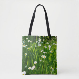 Bolso De Tela Prado de flores